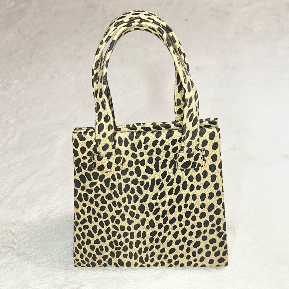 Vintage Y2K Animal Print Leopard Cheetah Handbag Purse